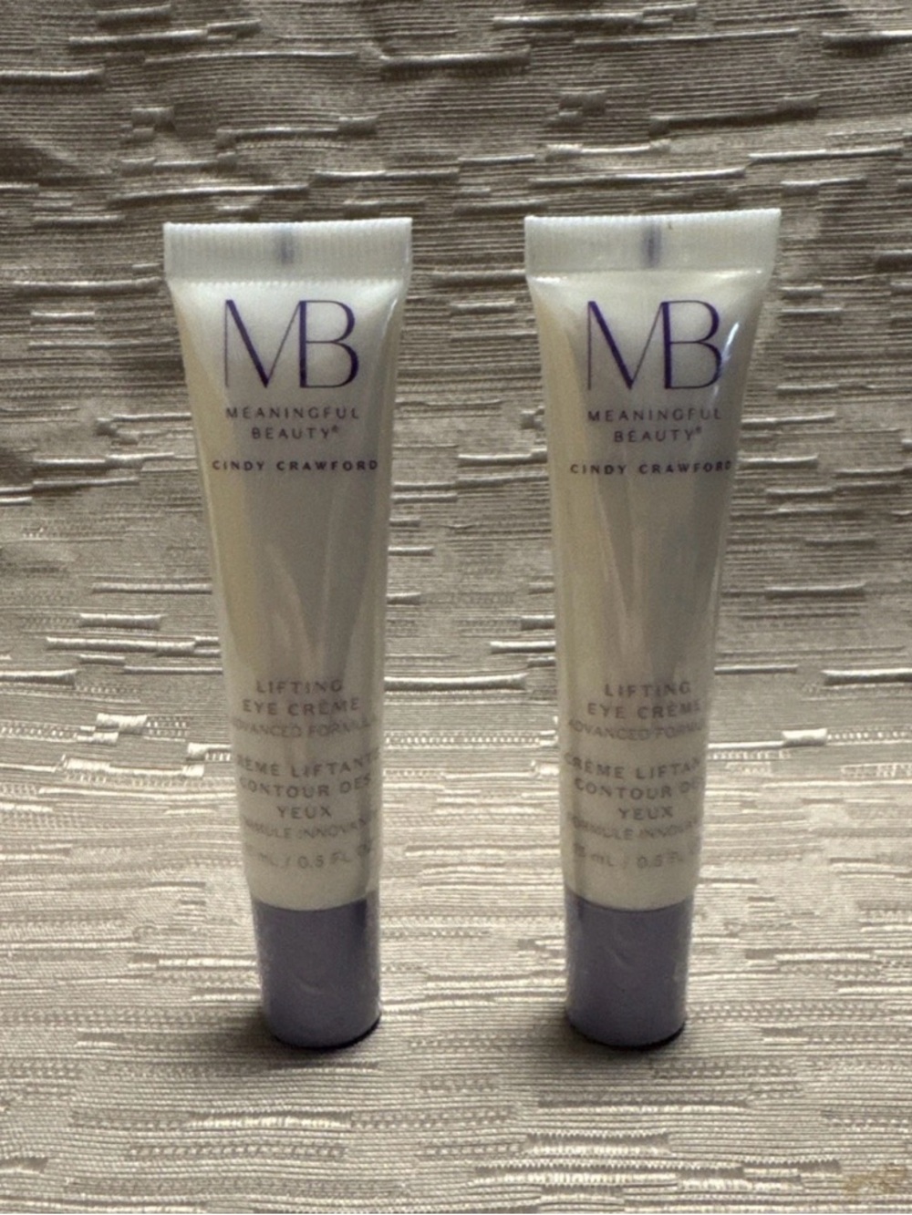 LOT OF 2 Meaningful Beauty Lifting Eye Creme Cream Advanced Formula .5 oz each